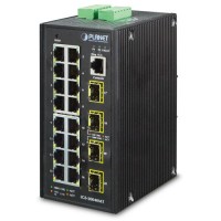 PLANET IGS-20040MT L2+ Industrial 16-Port 10/100/1000T + 4 100/1000X SFP Managed Switch